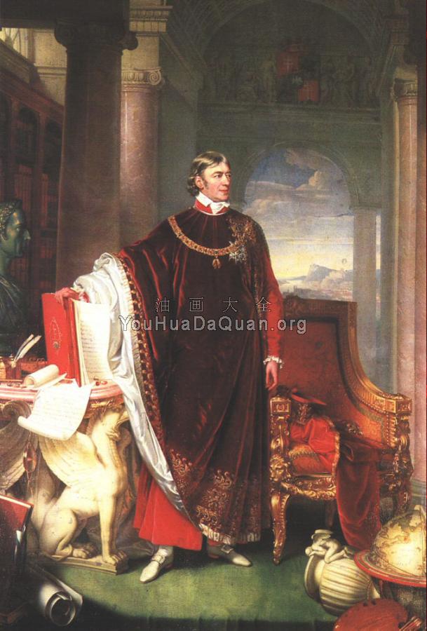 Portrait Of Ferenc Szechenyi - 约翰·内波穆克·恩德